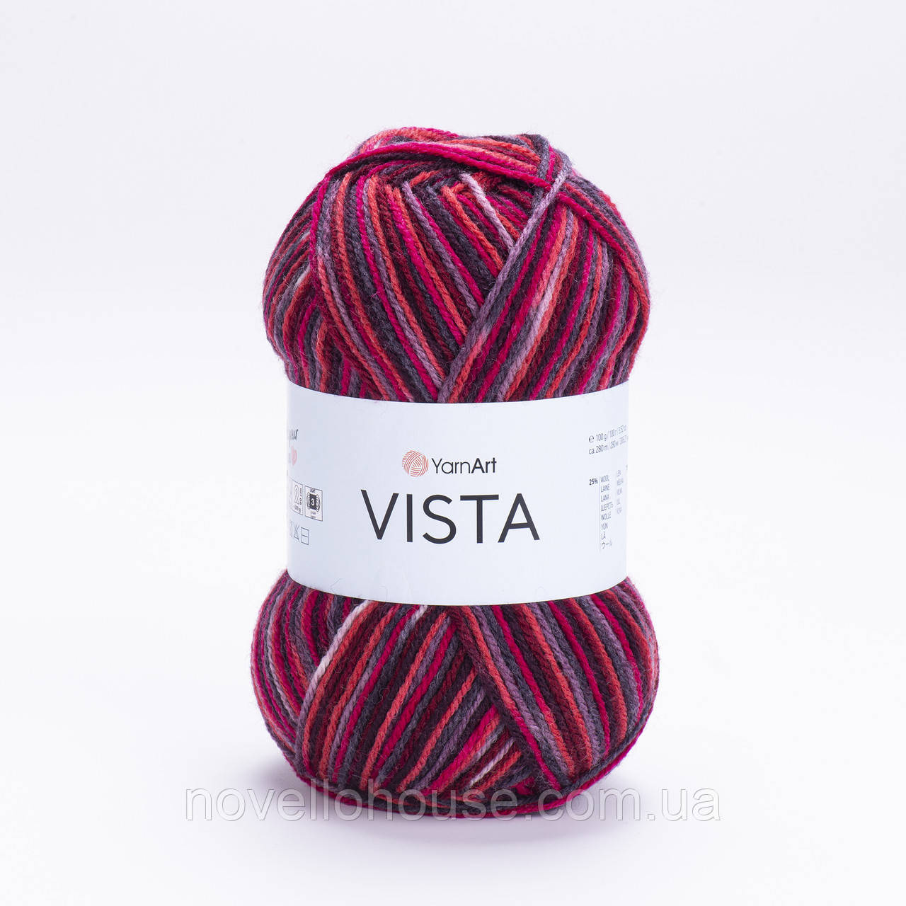 YarnArt VISTA (Віста) № 5310 (Пряжа напіввовна, нитки для в'язання)