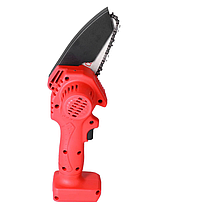 Акумуляторна садова пила 21В/4 дюйма (10 см) Fafeicy/2 акумулятора/кейс, фото 5