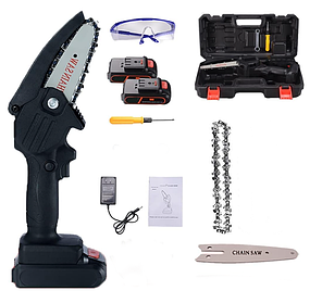 Акумуляторна міні-пила LLYLAY 21В 2 акумулятори, кейс, фото 1