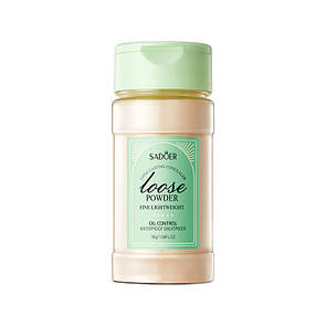 Матувальна водостійка пудра для обличчя Sadoer Loose 30 g (натуральний відтінок)