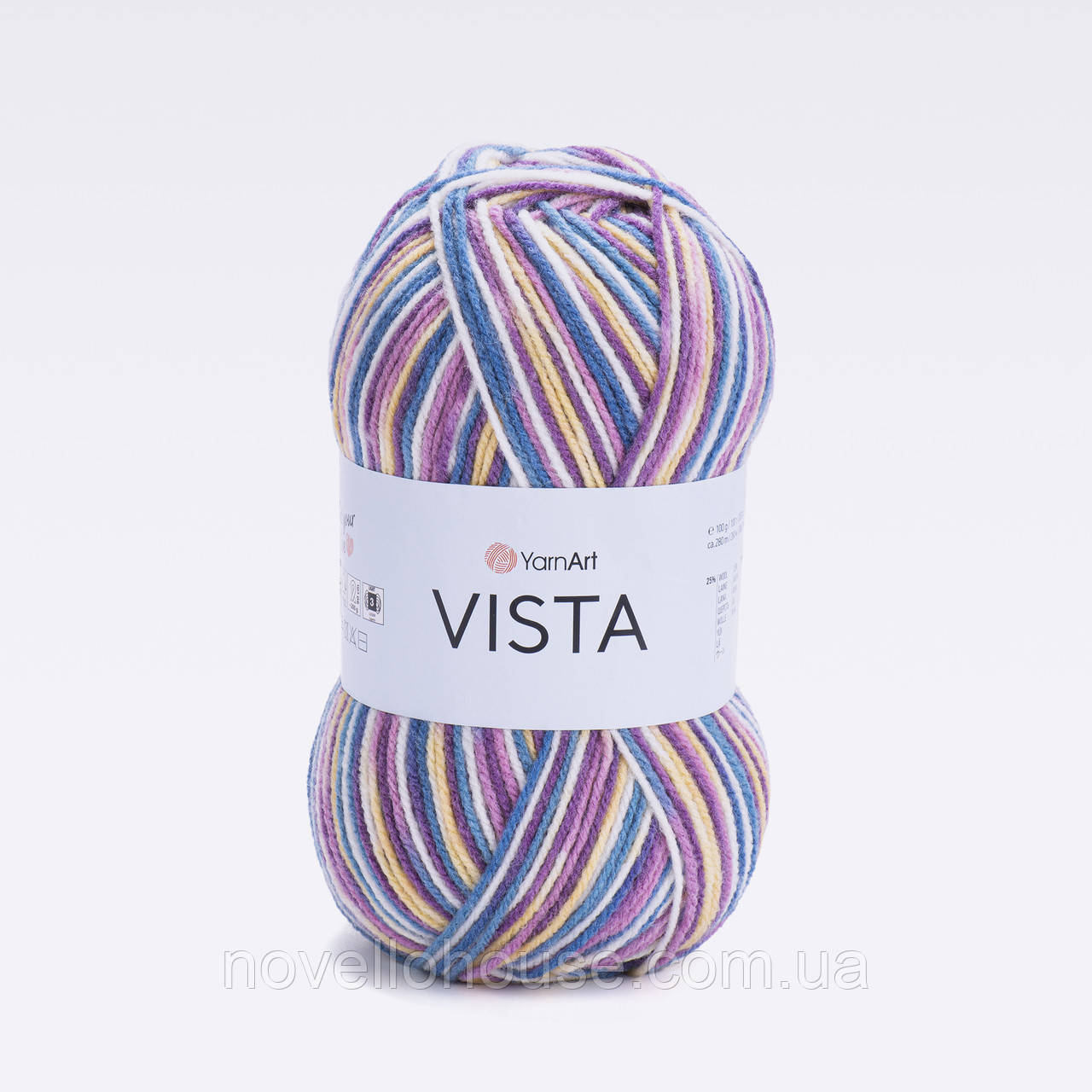 YarnArt VISTA (Віста) № 5314 (Пряжа напіввовна, нитки для в'язання)