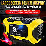 Імпульсний зарядний пристрій AGM E-FAST TK-300 (12В) (6 А) з функцією відновлення АКБ, фото 2