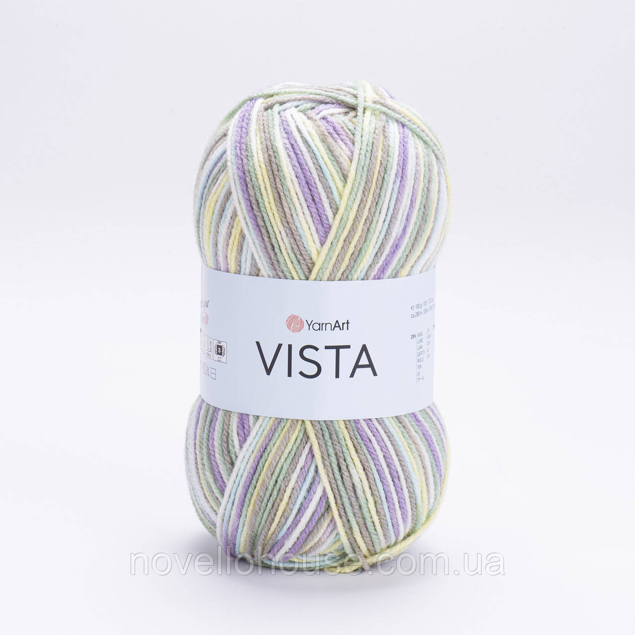 YarnArt VISTA (Віста) № 5317 (Пряжа напіввовна, нитки для в'язання)