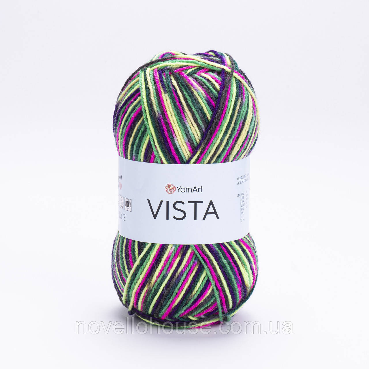 YarnArt VISTA (Віста) № 5318 (Пряжа напіввовна, нитки для в'язання)