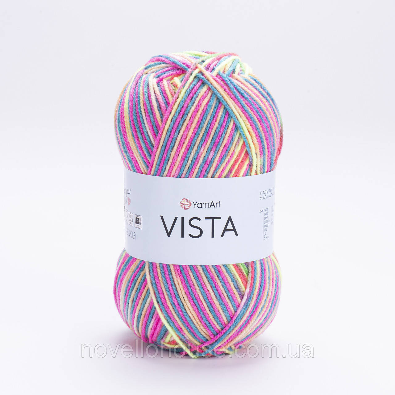 YarnArt VISTA (Віста) № 5319 (Пряжа напіввовна, нитки для в'язання)