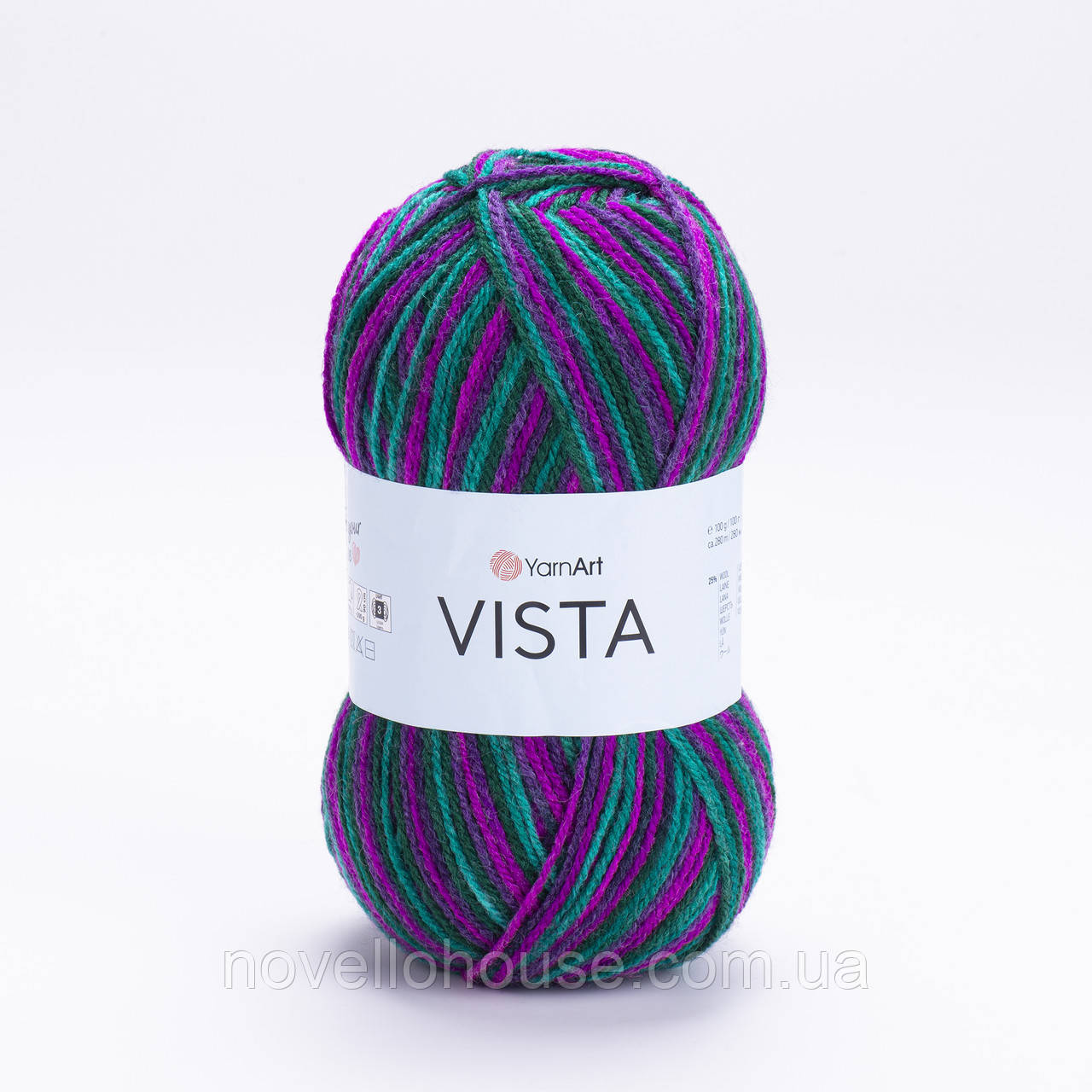 YarnArt VISTA (Віста) № 5320 (Пряжа напіввовна, нитки для в'язання)