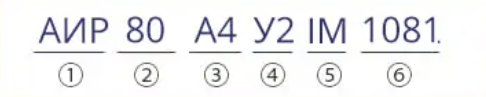 Трифазний електродвигун купить в Україні АИР80A4