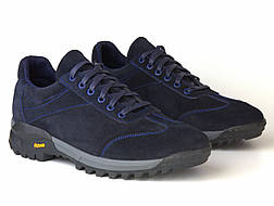 Демісезонні замшеві чоловічі кросівки на товстій підошві з протектором Rosso Avangard DolGa Active Blu