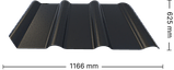 Фіброцементна черепиця (чорна), фото 2