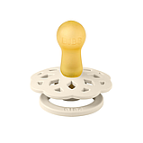 Пустушка BIBS Boheme Latex Round (кругла) Ivory - від 6 міс., фото 2