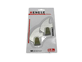 Гачок тримач для рушників у ванну на липучці з нержавійки Самоклеючі гачки набір Рибка 2 шт 7*5 cm