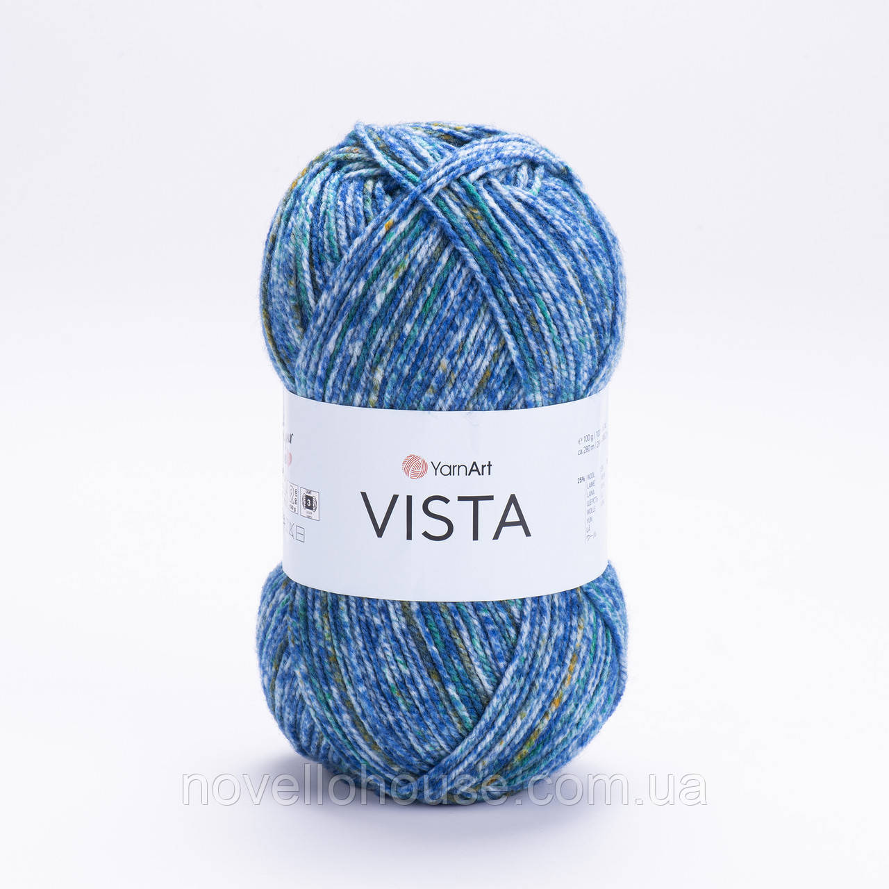 YarnArt VISTA (Віста) № 9205 (Пряжа напіввовна, нитки для в'язання)