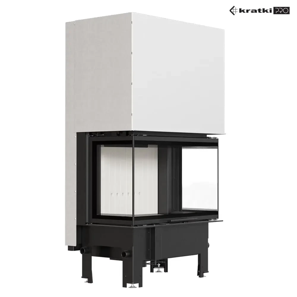 Камінна топка KRATKI REGNOR 800/400 (8 кВт) Тристороння з гільйотиною