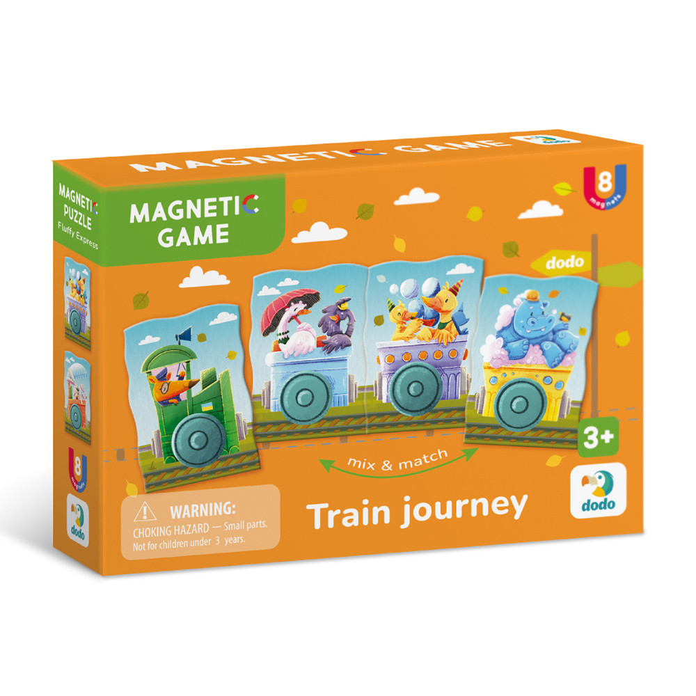 Магнітна гра "Подорож потягом" DoDo (4823115907165), фото 1