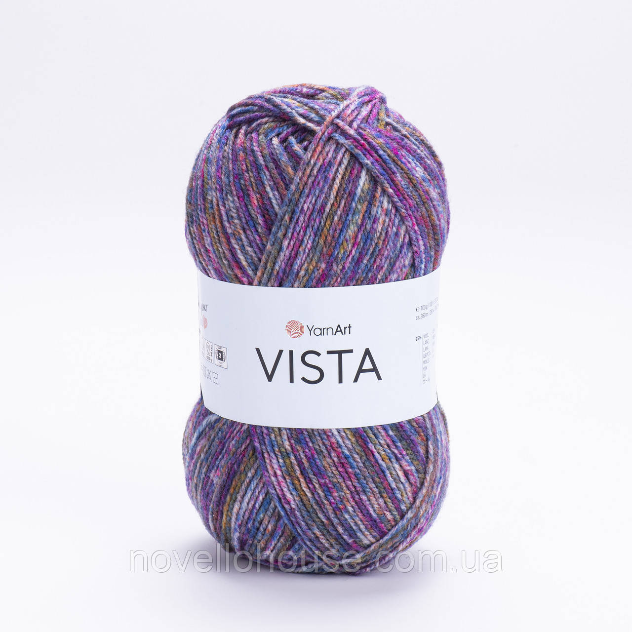 YarnArt VISTA (Віста) № 9207 (Пряжа напіввовна, нитки для в'язання)