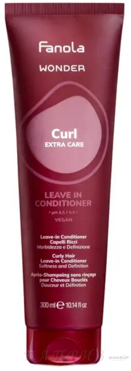 Кондиціонер для м'якості та пружності локонів Fanola Wonder Curly Extra Care 300 мл, фото 1