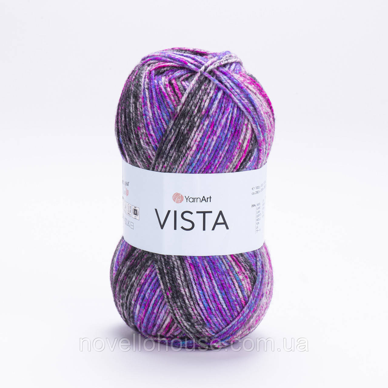 YarnArt VISTA (Віста) № 9211 (Пряжа напіввовна, нитки для в'язання)