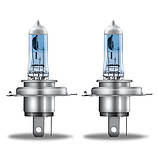 Комплект галогенових ламп Osram H4 12V 60/55W P43t Cool Blue Intense Next Gen +100% 2шт/комп (64193CBN-HCB), фото 5