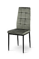 Стілець Айс (велюр попелястий)