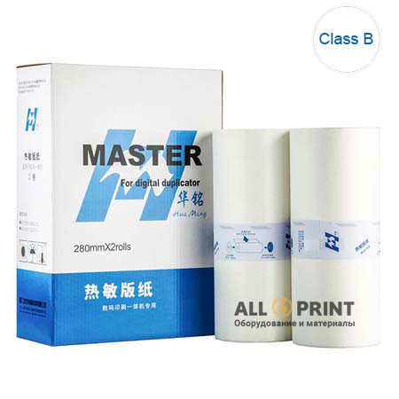Майстер-плівка Riso TR / CR A4, Huaming (Class B)