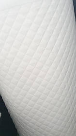 Підкладка нейлон на синтепоні "Паянка" колір білий квадрат 2х2