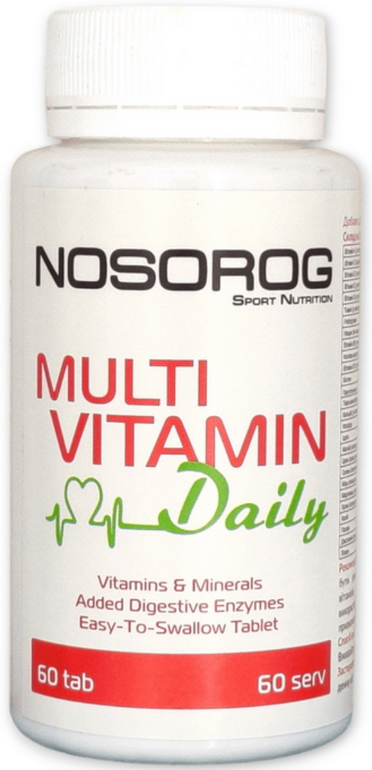Комплекс вітамінів та мінералів NOSORIG Multi Vitamin Daily 60 tab