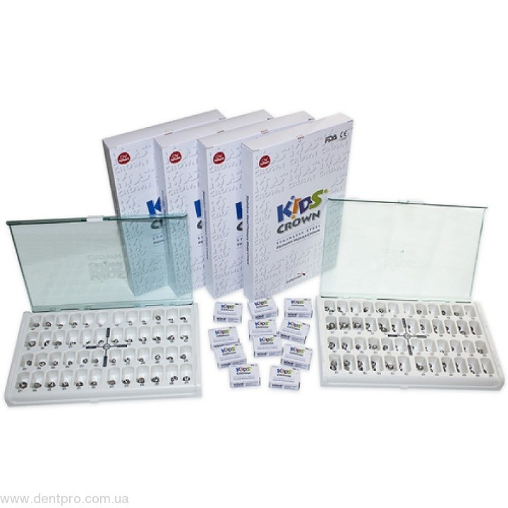 Дитячі коронки Kids Crown набір Assorted kit (96 шт)