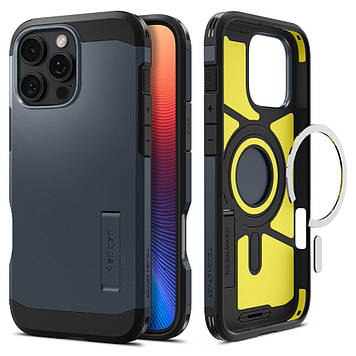 Чохол Spigen для iPhone 16 Pro - Tough Armor AI (MagFit), Metal Slate (ACS08147)