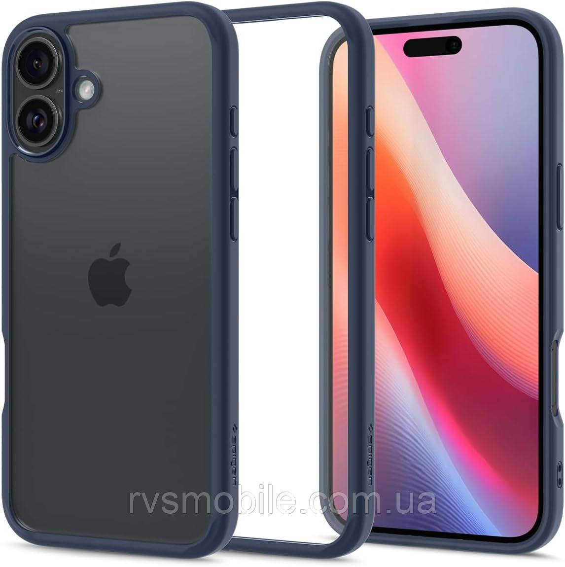 Чохол Spigen для iPhone 16 - Ultra Hybrid, Navy Blue (ACS08202)