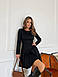 Сукня жіноча замш 7531ак р.42-44 під каблук, кросівки, фото 3