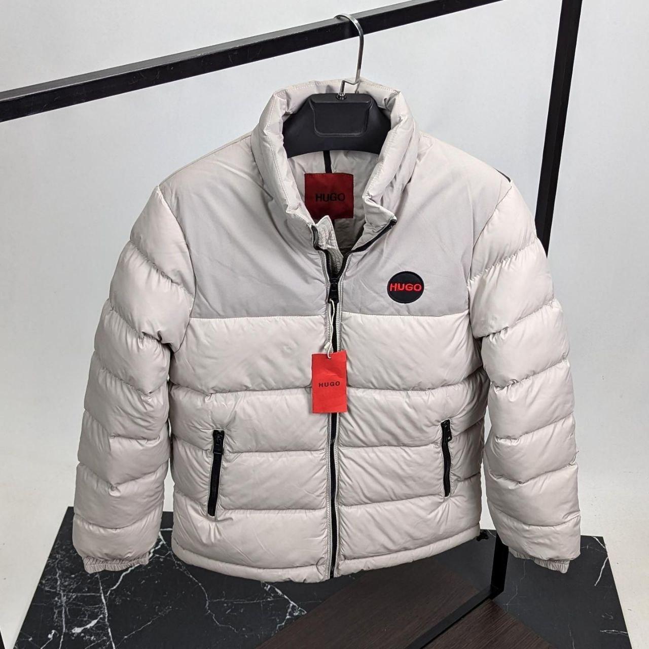 Чоловіча зимова куртка Hugo Boss CK8517 бежева