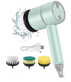 Електрощітка для прибирання кухні та ванної кімнати F1S1 20W Акумуляторна бездротова щітка з 3 насадками