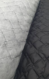 Плащівка стьобана на синтепоні колір чорний