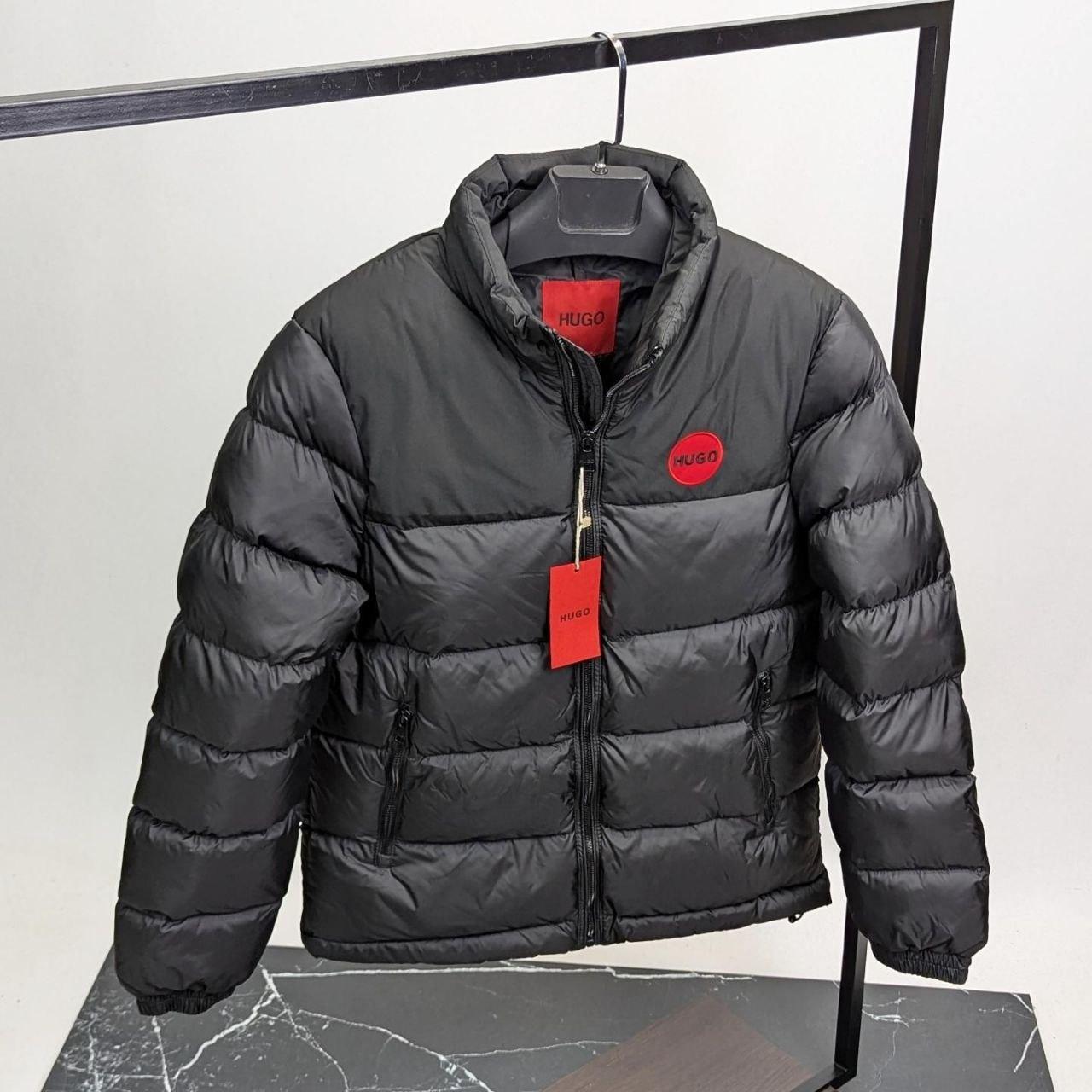Чоловіча зимова куртка Hugo Boss CK8515 чорна S (М по бірці)