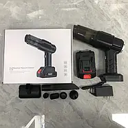 Бездротовий автомобільний пилосос ручний з різними насадками та акумулятором Dust collector AND904 Чорний, фото 7