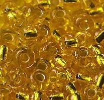 Бісер Preciosa Для біжутерії блискучий 8053 / 87010 розмір 8 Жовто-лимонний 5 грам