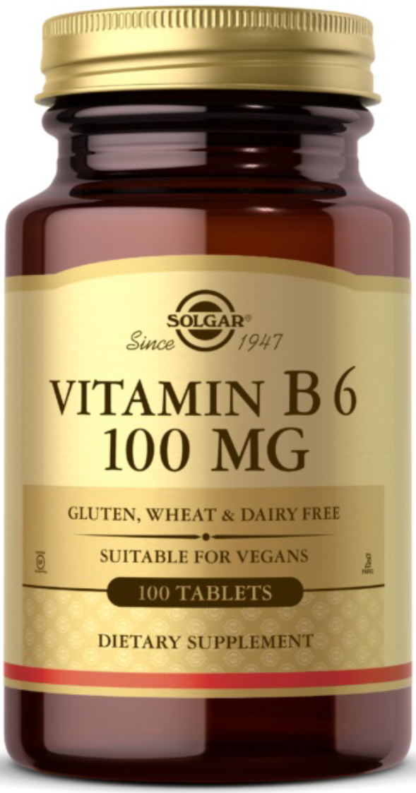 Вітамін В6 Solgar Vitamin B6 100 мг 100 таб