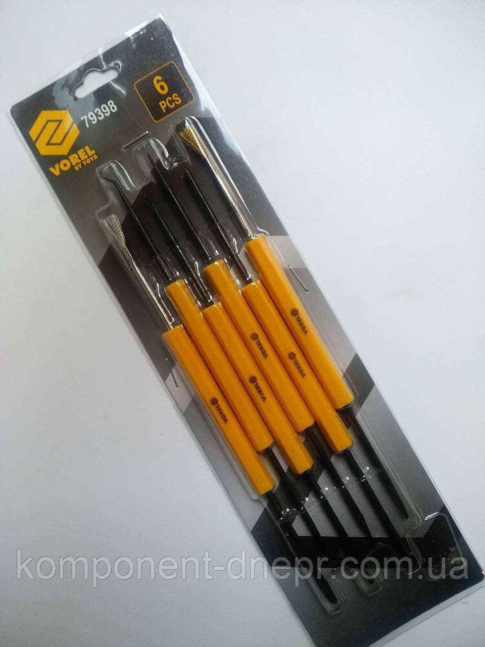 Набір інструментів для паяння кпл. 6 шт. Vorel 79398