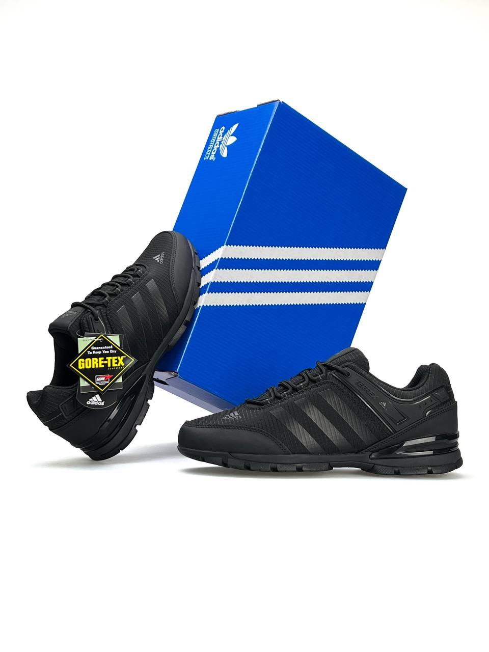 Чоловічі кросівки нубук текстиль Adidas Terrex Black, чоловічі кеди Адідас чорні нубук текстиль. Чоловіче взуття