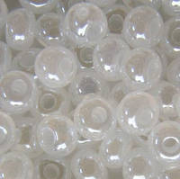 Бісер Preciosa Для біжутерії перлиновий 8012 / 57102 розмір 8 Напівпрозорий білий 5 грам