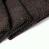 Твід костюмно-пальтовий діагональ сіровато-коричневий з кольоровими вкрапленнями, фото 9