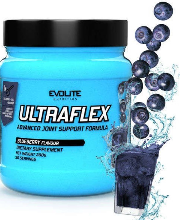 Комплекс для Суглобів та Зв'язок Evolite Nutrition Ultra Flex 390г чорниця