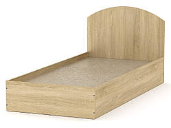 Ліжко з ортопедичним матрацом Ліжко-90 дуб сонома Компаніт (94х204х85 см)