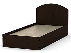 Ліжко з ортопедичним матрацом Ліжко-90 венге темний Компаніт (94х204х85 см)
