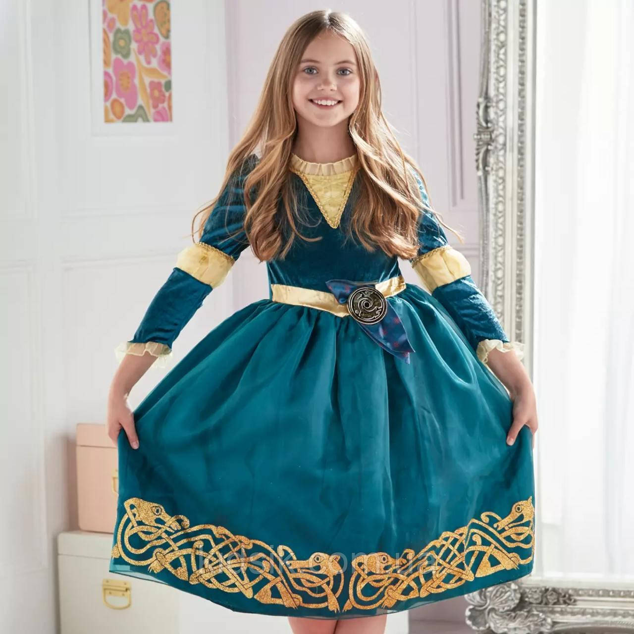 Карнавальний костюм сукня Меріда Хробра серцем Merida Brave Disney 2024