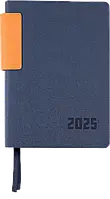 УЦІНКА. Щоденник датований 2025 (368 стор, А5, лінія, темно-синій) Leo Planner Infinity 252535