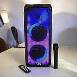 Акустична Bluetooth колонка 350 Вт. потужна акустична система 5400 mAh з 2 динаміками, фото 2