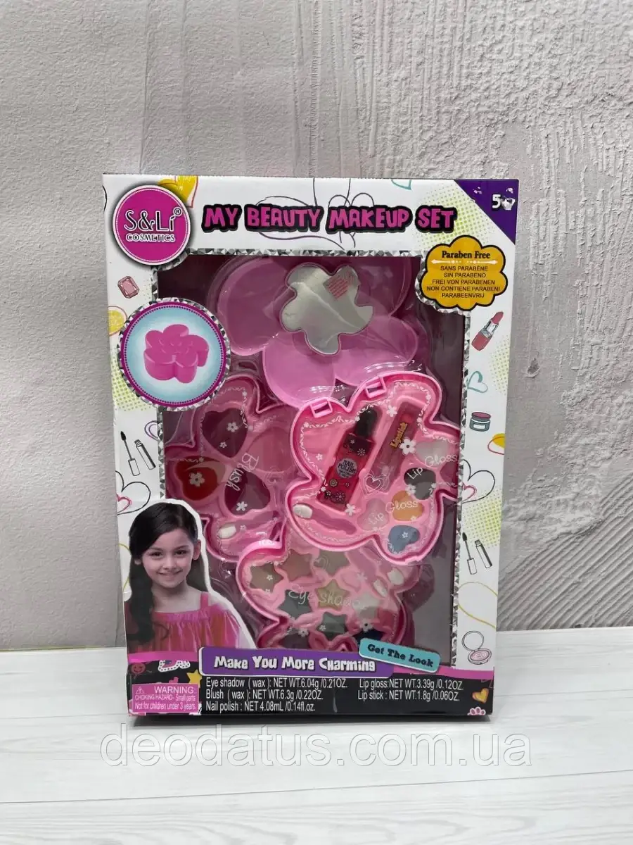 Дитяча косметика тіні помада блиски лак для нігтів S21668, фото 1