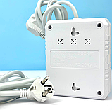 Подовжувач мережевий UA Power F13U, 3USB, 2 розетки, 2 м, білий, фото 4