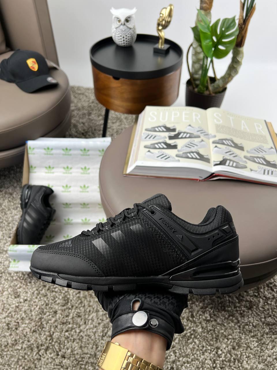 Чоловічі кросівки нубук текстиль Adidas Terrex Black, чоловічі кеди Адідас чорні нубук текстиль. Чоловіче взуття